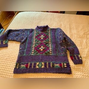 SOLD Segrets hand knit sweater, size M, 100% wool
